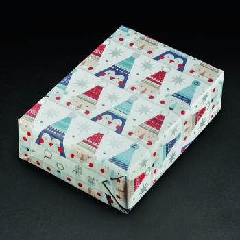 Preview: Weihnachtspapier Bommel