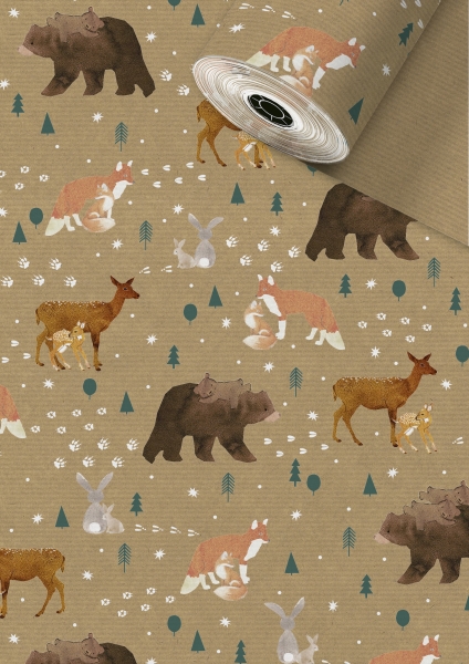 Weihnachtspapier Liun 50cm