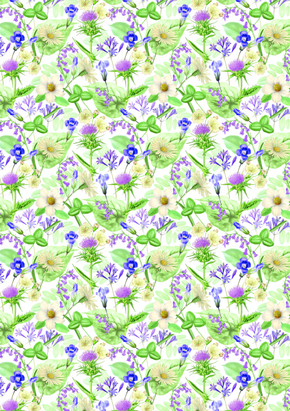 Geschenkpapier Blümle