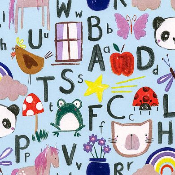 Geschenkpapier Happy