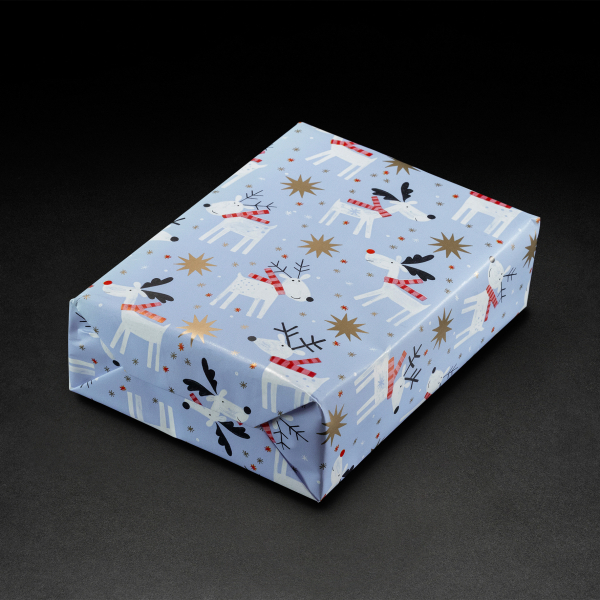 Weihnachtspapier Reni