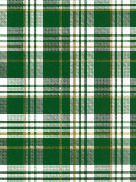 Geschenkpapier Plaid grün
