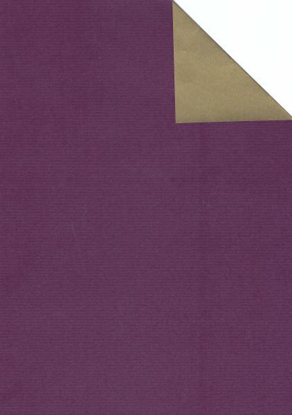 Uni aubergine/gold